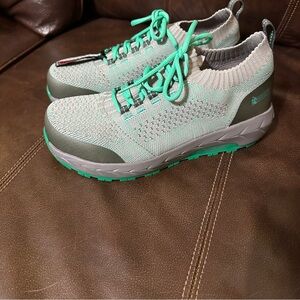 Rocky Workknit 3" Composite Toe Mint Ash  Work‎ Shoe, Women's Size 9M